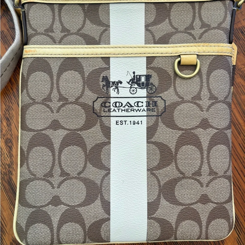 Coach Heritage Stripe Crossbody bag